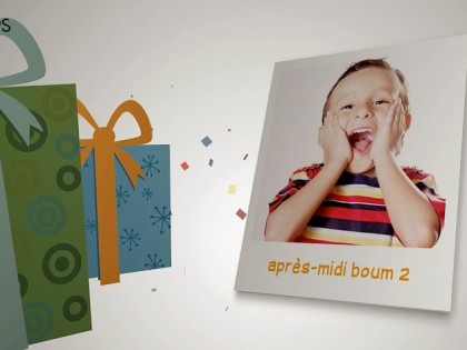 création vidéo entreprise style clip vidéo enfants modèle boum après-midi