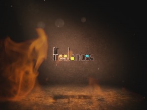 réalisation vidéo de 6 secondes animation logo flammes briques